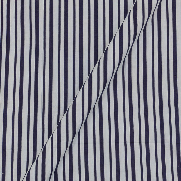 Cotton Off 42 Inches Width Stripes Print Fabric –