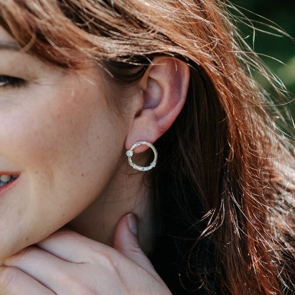 Wreath Stud Earrings - Small – Natalie Salisbury Jewellery