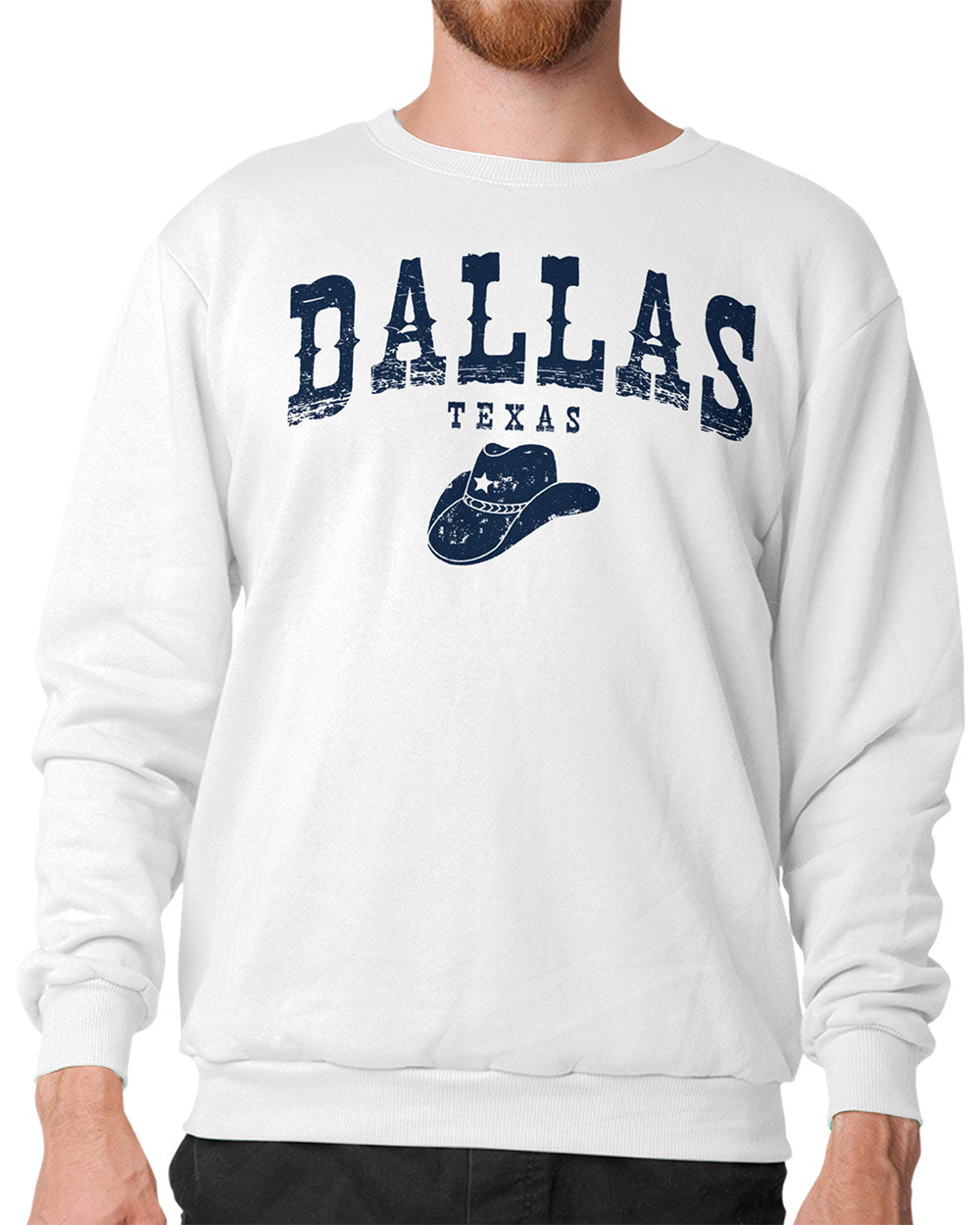 Cowboys Cowboys White ARCH LOGO Long Sleeve T