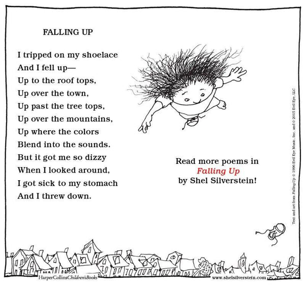 Falling Up poem by Shel Silverstein