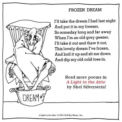 Frozen Dream poem by Shel Silverstein