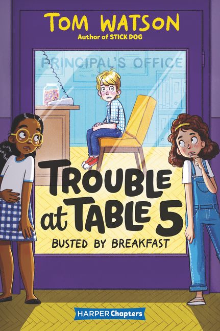 trouble at table five: busted by breakfast