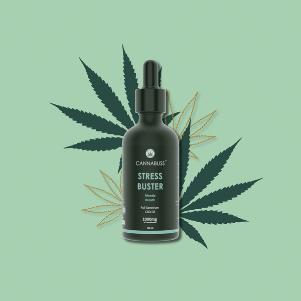 Last, but also our most favourite - The CannaBliss Stress Buster Oil!