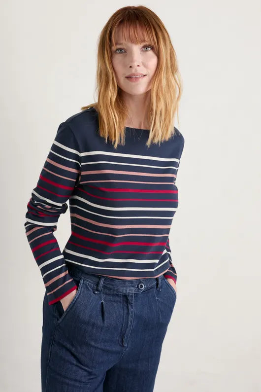 Seasalt Cornwall - Simple, elegant and effortless, our St Agnes Clay Tunic  is the perfect partner for leggings or trousers. Tap image to shop the St  Agnes Clay Tunic in deep blue