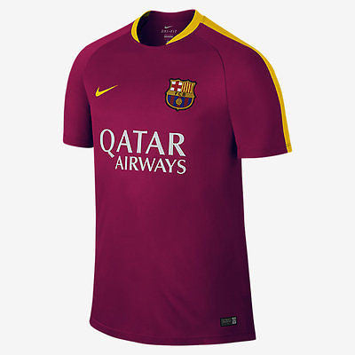 NIKE FC BARCELONA FLASH TRAINING TOP Dynamic Berry/University Gold ...