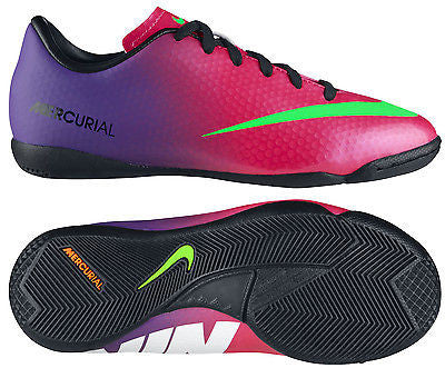 MERCURIAL VICTORY IV INDOOR SOCCER SHOES Fire Berry / Red Plum –