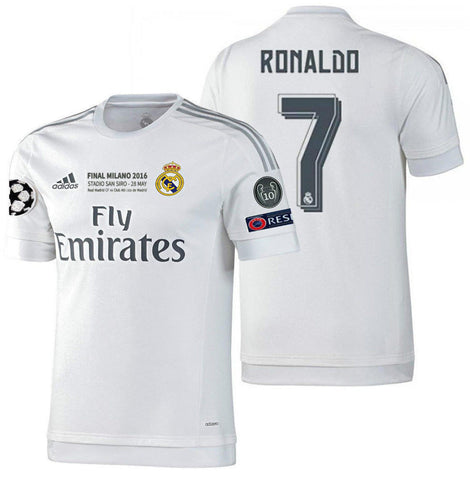 ronaldo champions league jersey