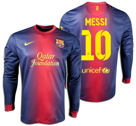 messi jersey long sleeve