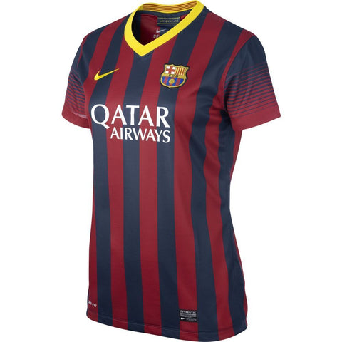 NIKE LIONEL MESSI FC BARCELONA WOMEN'S HOME JERSEY 2013/14 ...