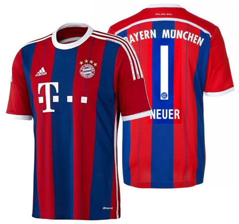 ADIDAS MANUEL NEUER BAYERN HOME JERSEY 2014/15. – REALFOOTBALLUSA.NET