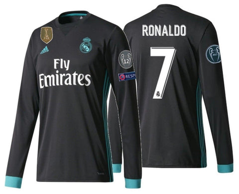 adidas real madrid long sleeve jersey