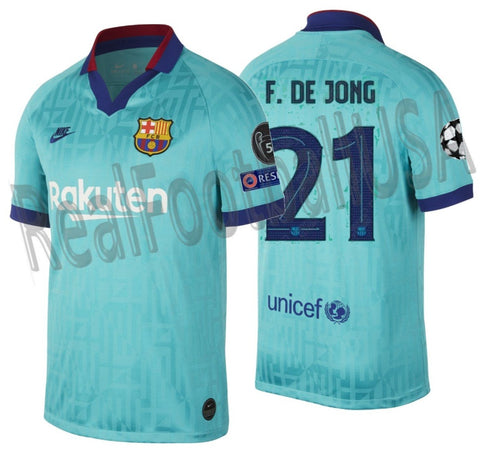 NIKE FRENKIE DE JONG FC BARCELONA UEFA 