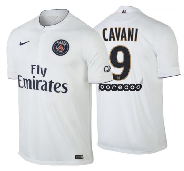 NIKE EDINSON CAVANI PARIS SAINT-GERMAIN PSG AWAY JERSEY 2014/15 ...