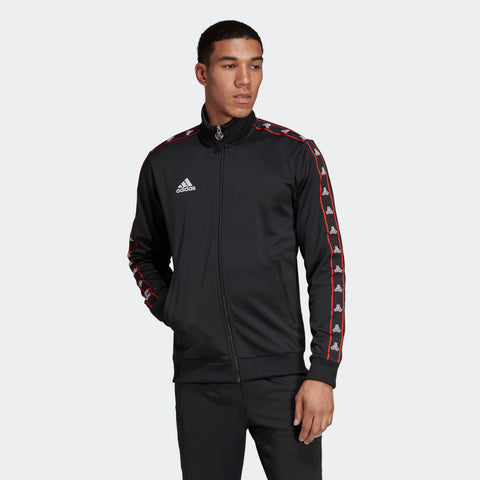 ADIDAS TAN TAPE CLUBHOUSE JACKET Black 