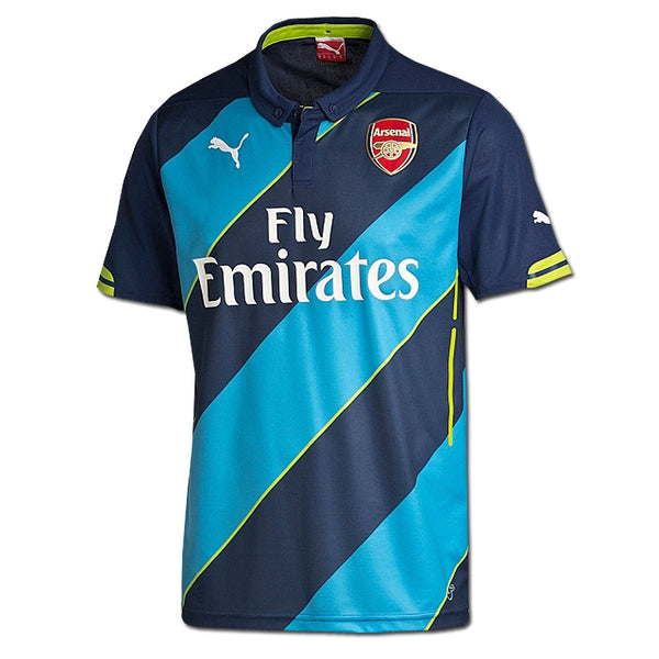 PUMA AARON RAMSEY ARSENAL UEFA CHAMPIONS LEAGUE THIRD JERSEY 2014/15 - REALFOOTBALLUSA.NET