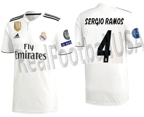 real madrid champions league jersey 2018