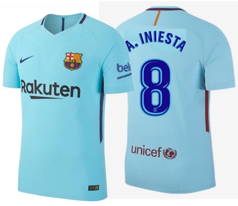 iniesta barcelona jersey