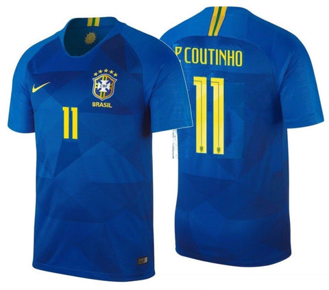 PHILIPPE COUTINHO BRAZIL AWAY JERSEY 