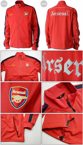 NIKE ARSENAL AUTHENTIC PLAYERS ISSUE UEFA CHAMPIONS LEAGUE ...