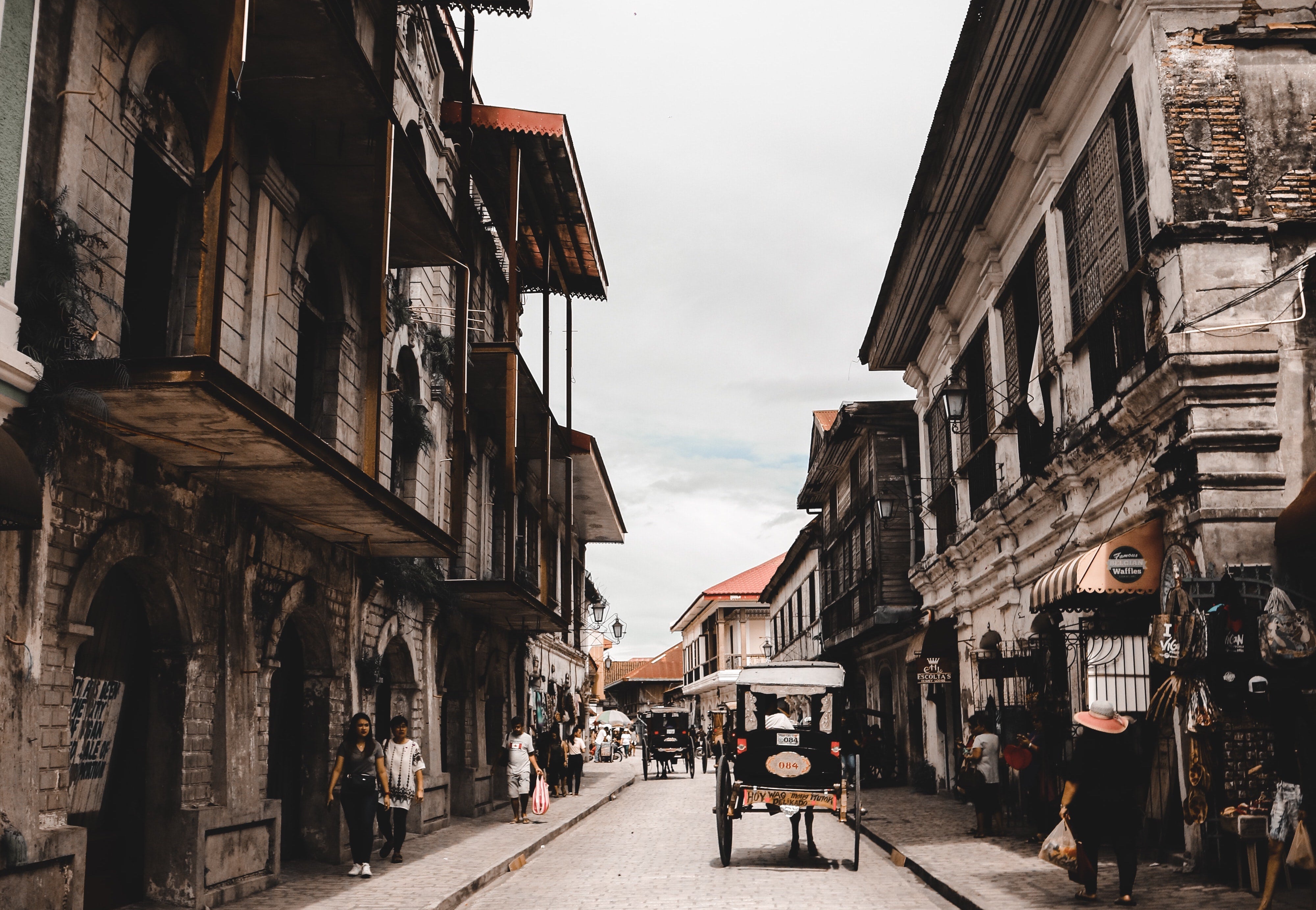 Vigan city, examples of colonial architecture and capiz windows. Photo credit Assy Gerez