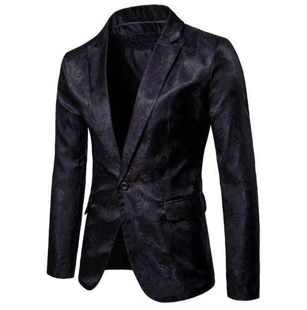 Black Suit Jacket Men's Jacket – Real Darkness