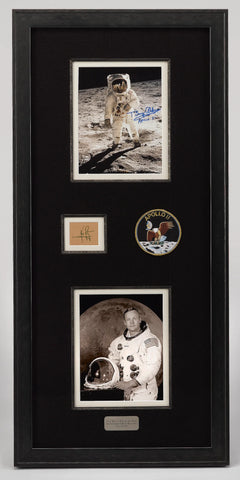 Buzz Aldrin and Neil Armstrong Signature Collage