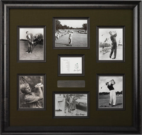 American Golf Legends Signature Collage