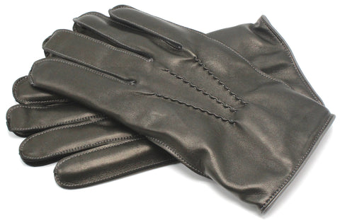 Dents Cashmere Lined Leather Gloves with Contrasting Detail