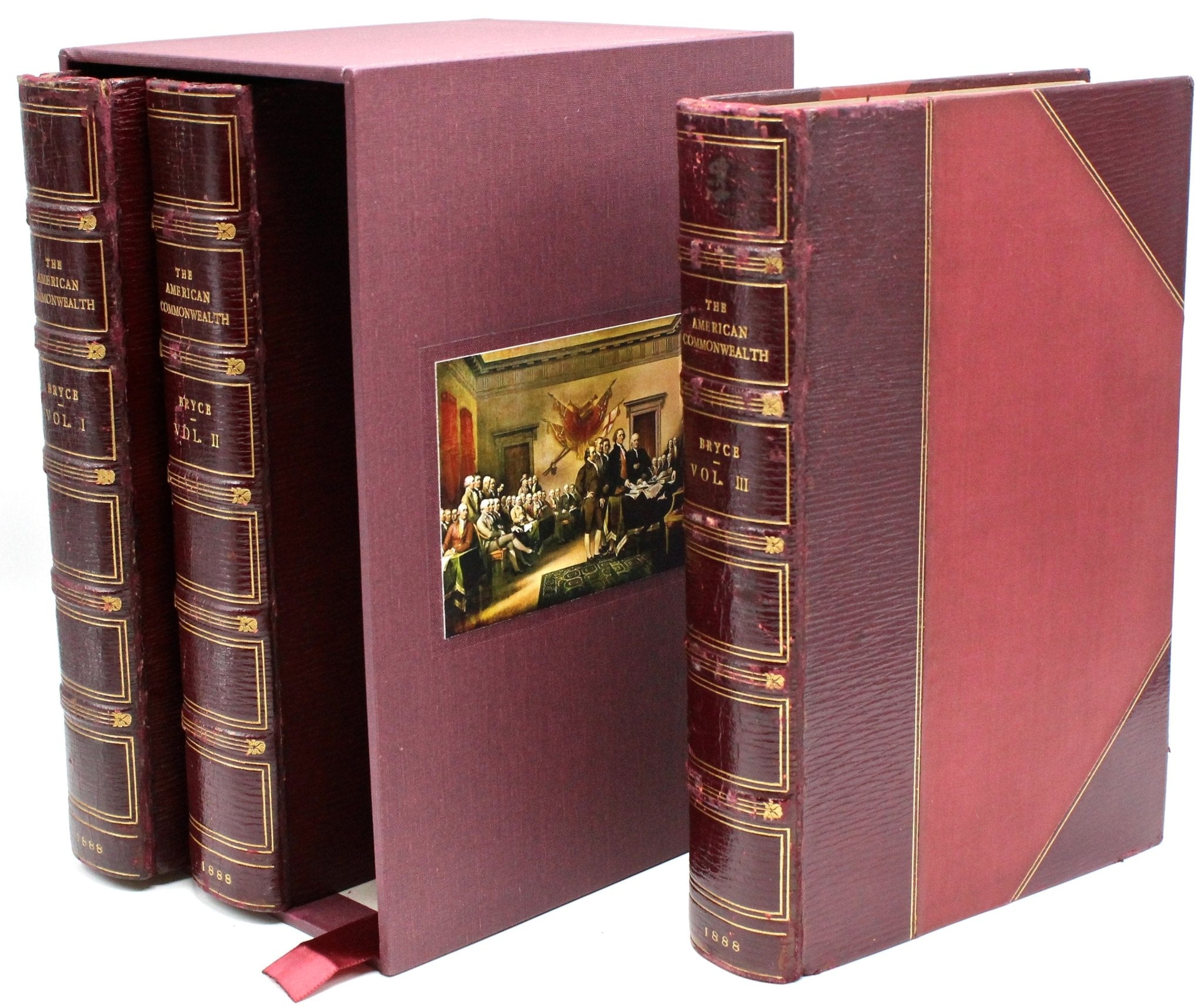 The American Commonwealth by James Bryce, First Edition, Three Volume Set, 1888