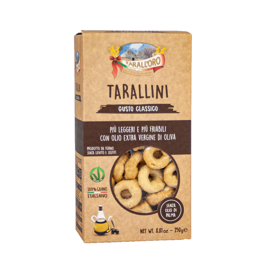 TARALL’ORO Tarallini Gusto Classico | 250g - ITALIAN TARALLINI – Taste ...