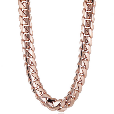 Gold Cuban Link Chain – RoseGold & Black Pty Ltd