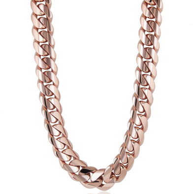 MTLEE 18K Gold Plated Necklace Extender Rose Gold Silver Chain