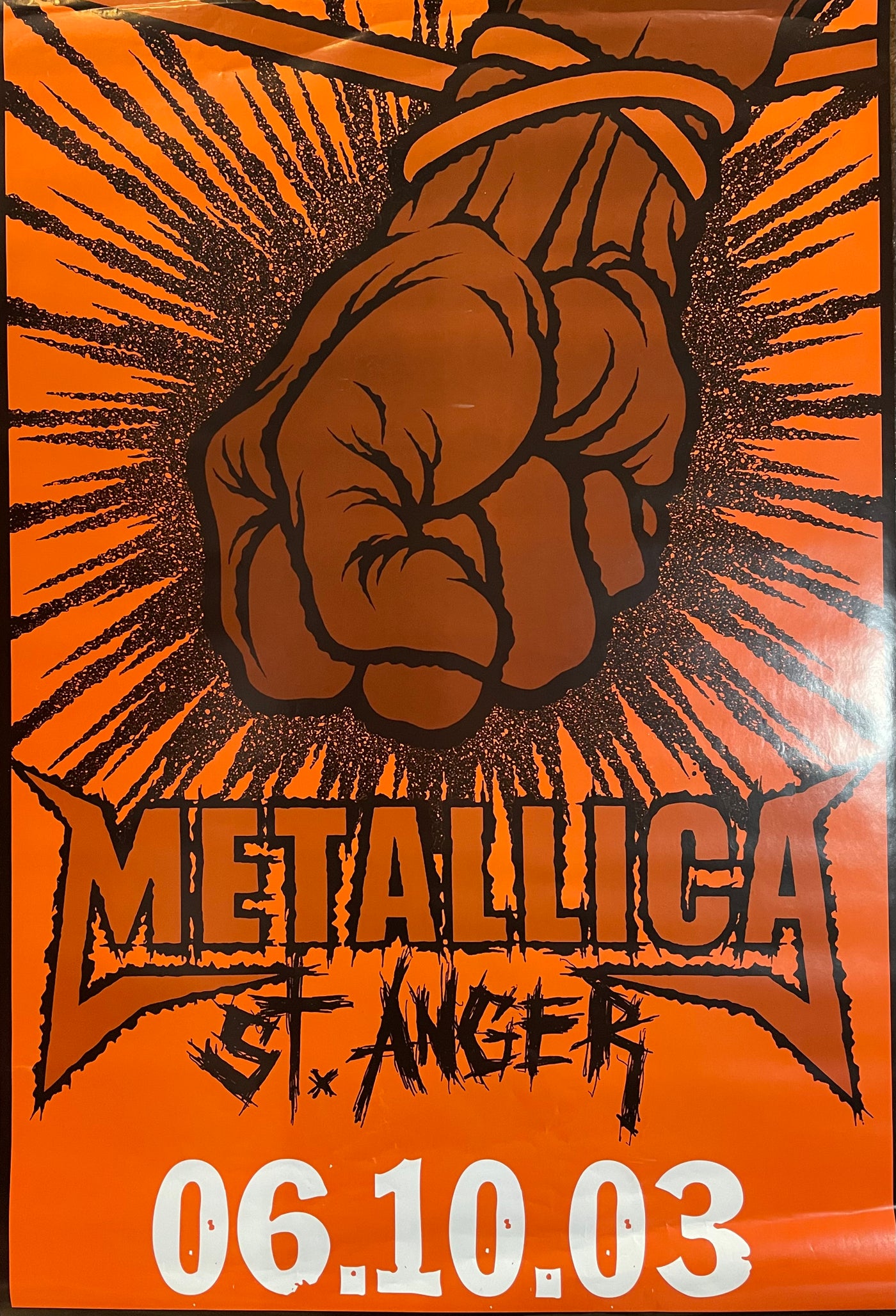 metallica concert poster