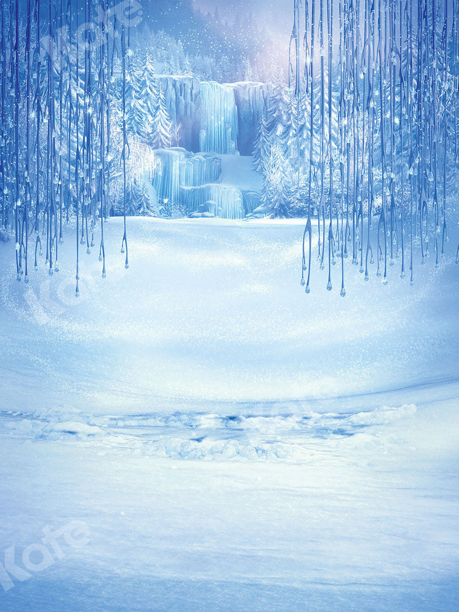 割引を購入する 冬のワンダーランド雪の背景クリスマスの背景 Katebackdrop Jp