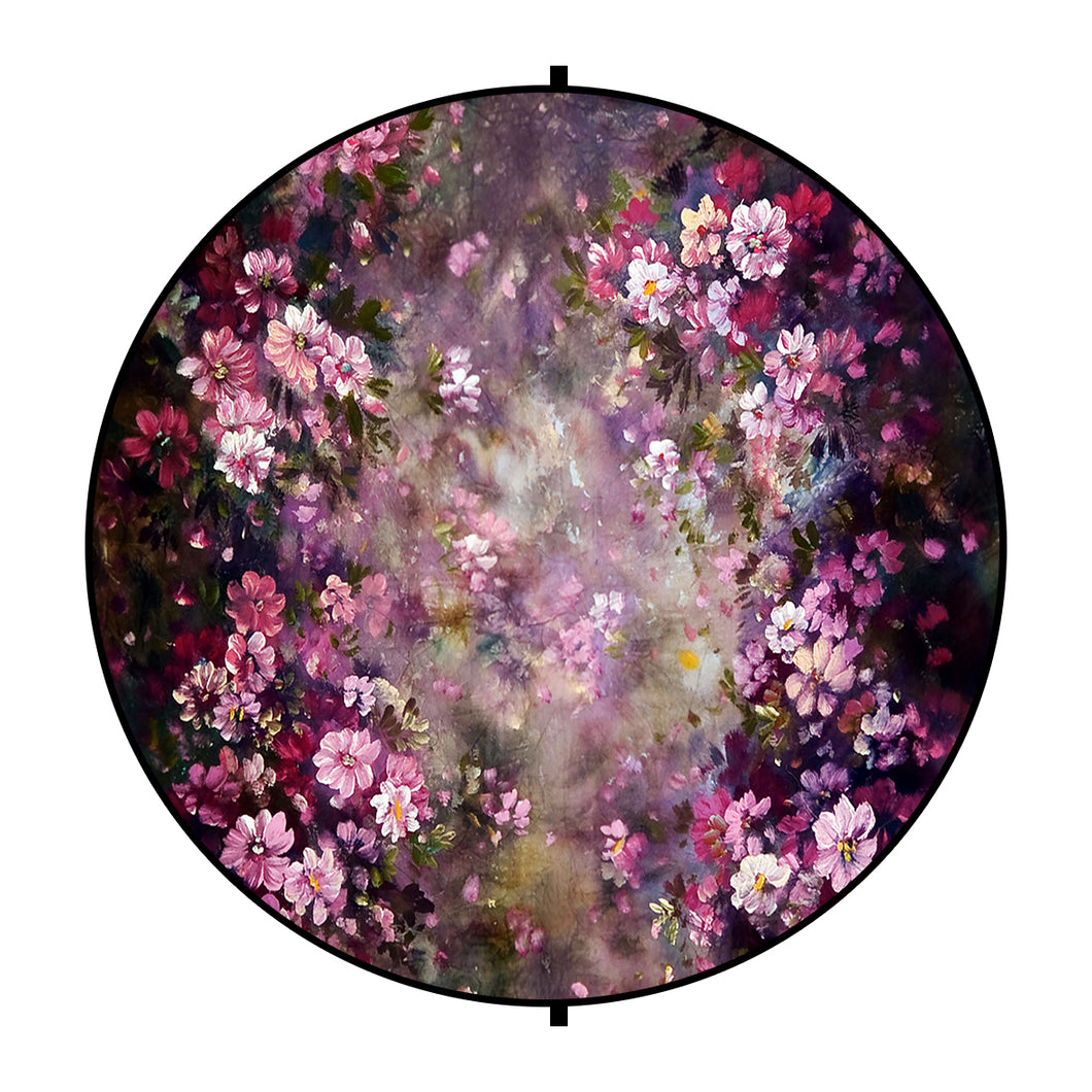 Kate ピンクの花とカラフルな木の板の抽象的な折りたたみ背景写真5x5ft 1 5x1 5m Katebackdrop Jp