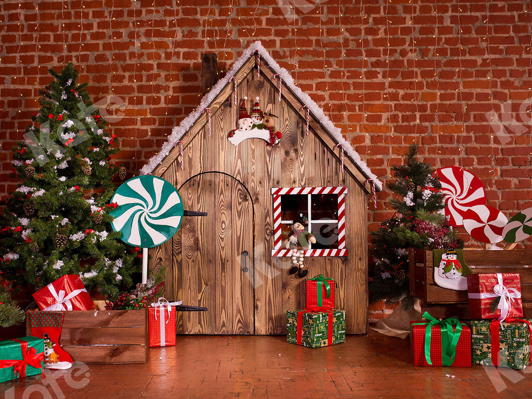 割引を購入kate 木製キャビンキャンディクリスマス背景 Katebackdrop Jp