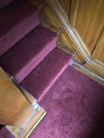 Old Stair Runner on Stairs