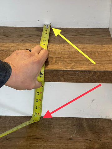 how to measure for a stair runner