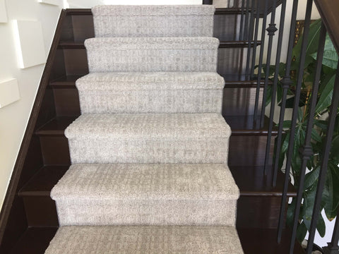 This is how much space you need for your stair runner rug