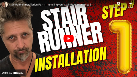 first thing you do before installing a stair runner