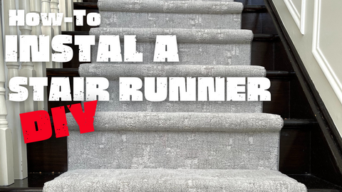 how to install your own stair runner