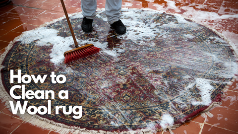 how to clean a wool rug