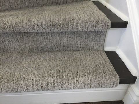 carpet installation styles on stairs
