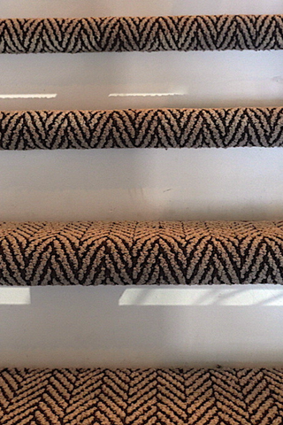 stair tread only rug covering