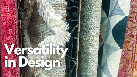 wool rugs have versatilty in design