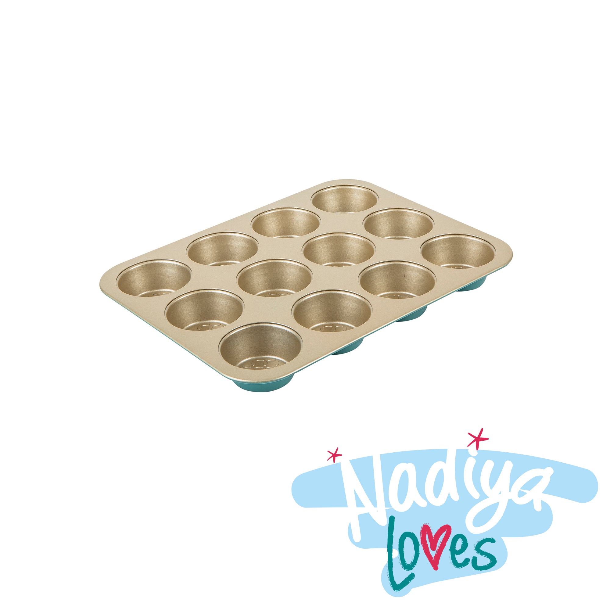 An image of Nadiya Hussain 12 Cup Muffin Tin