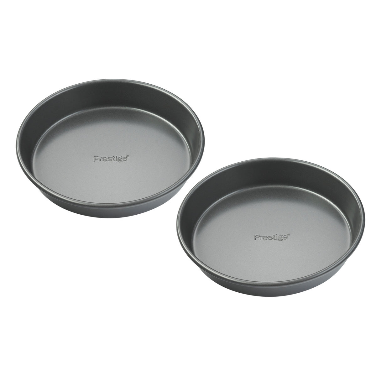 An image of Easy Release Solid Base Shallow Cake Tin Twinpack - 8"