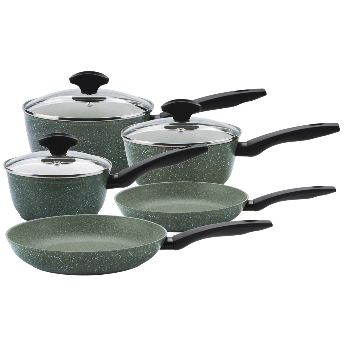 An image of Eco 5 Piece Non-stick Pan Set