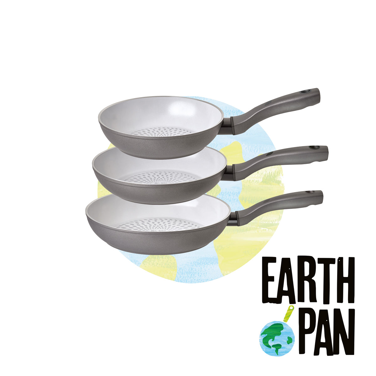 Image of Earth Pan Non-Stick Frying Pan - Triple Pack