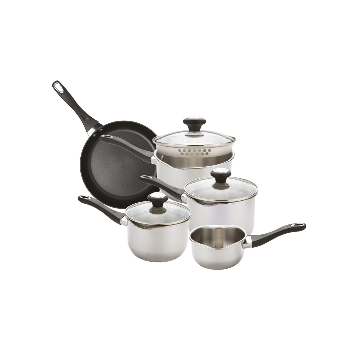 An image of Strain Away 5 Piece Pan Set